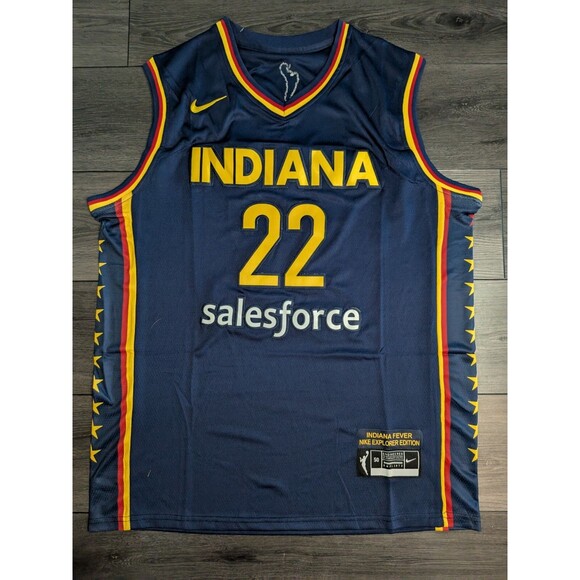 NCAA Other - Caitlin Clark #22 Indiana Fever Stitched Blue Jersey Size Large 50